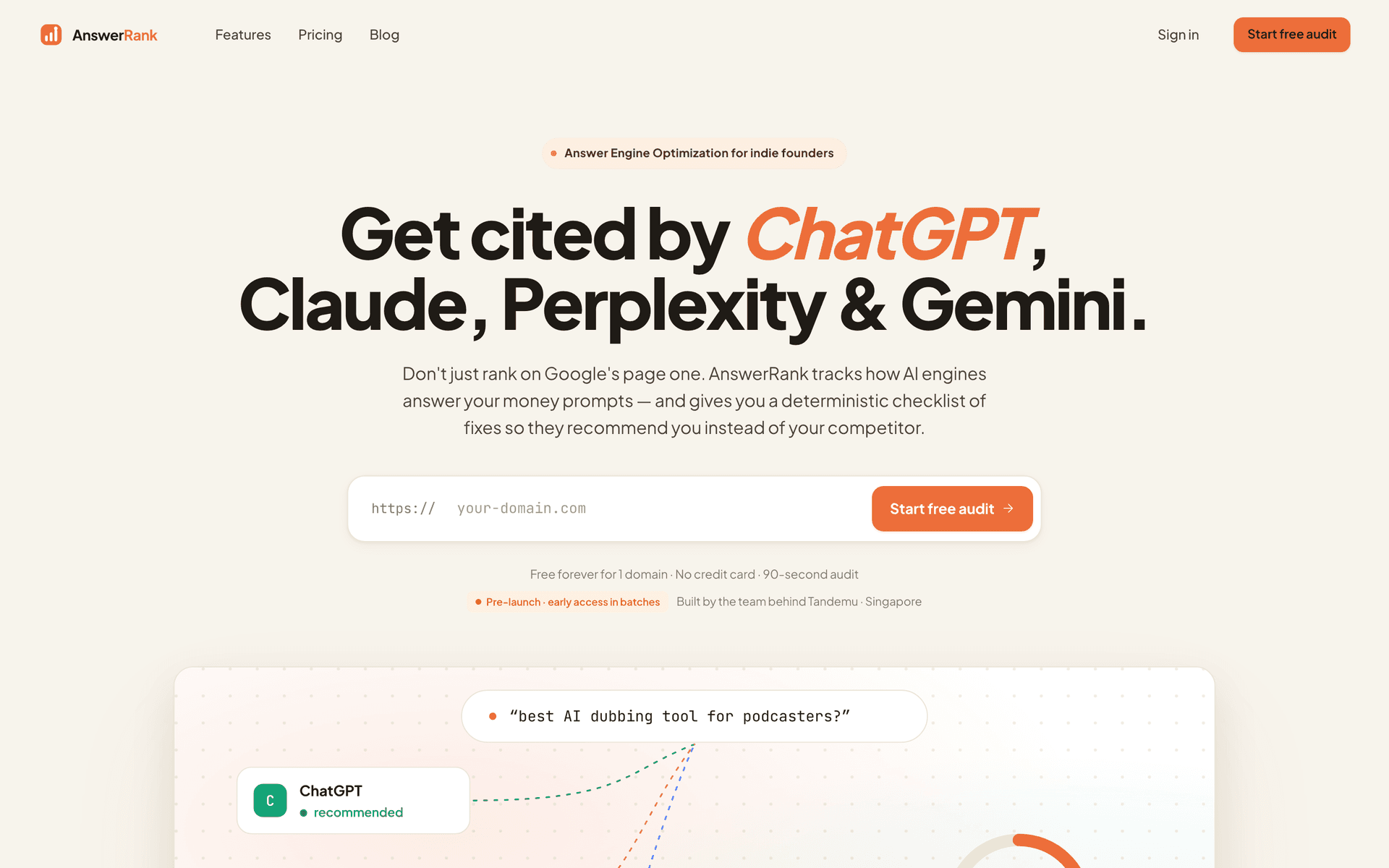AnswerRank — Homepage