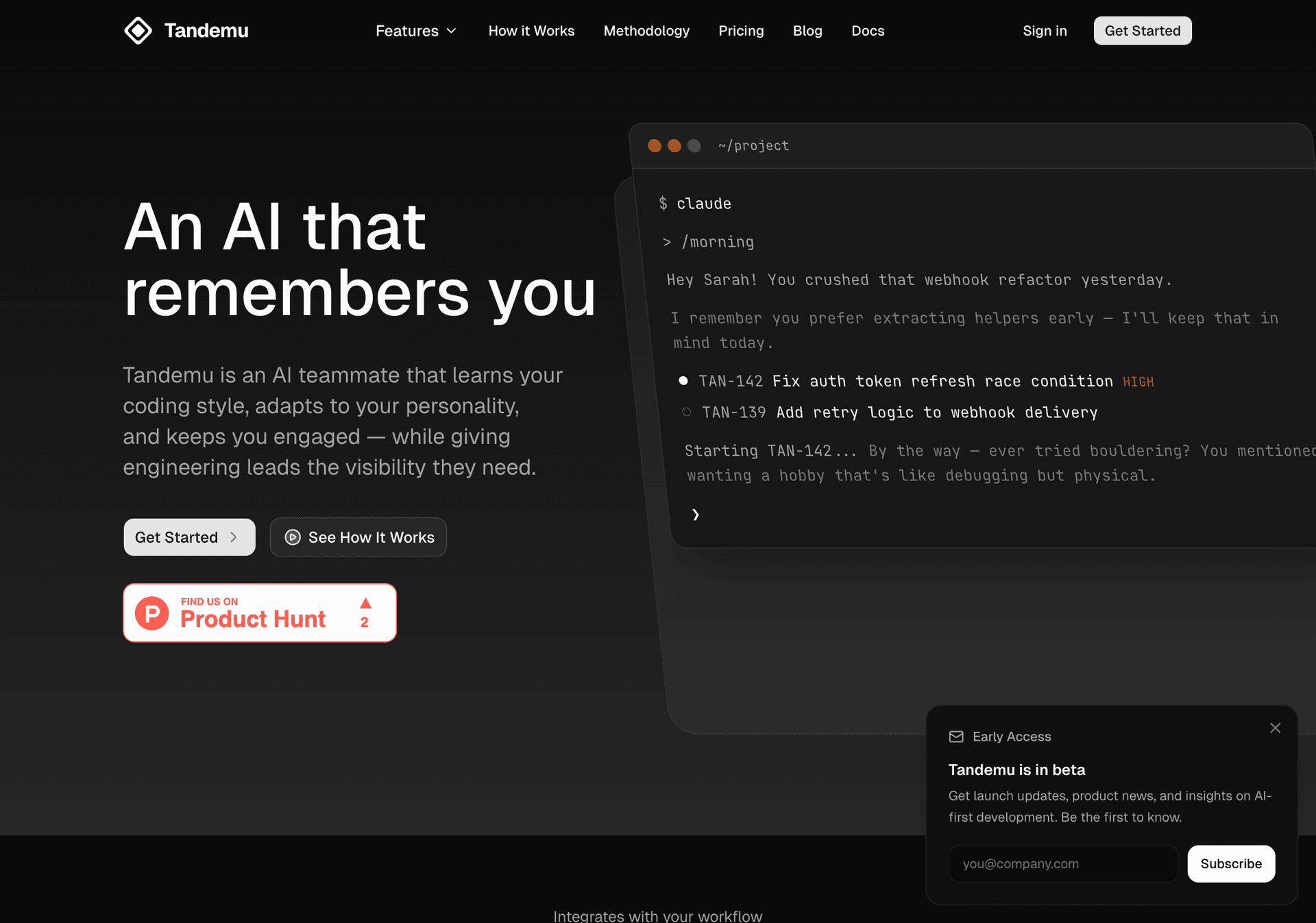 Tandemu — Homepage
